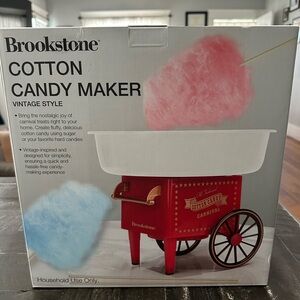 Brookstone Red and White Cotton Candy Maker